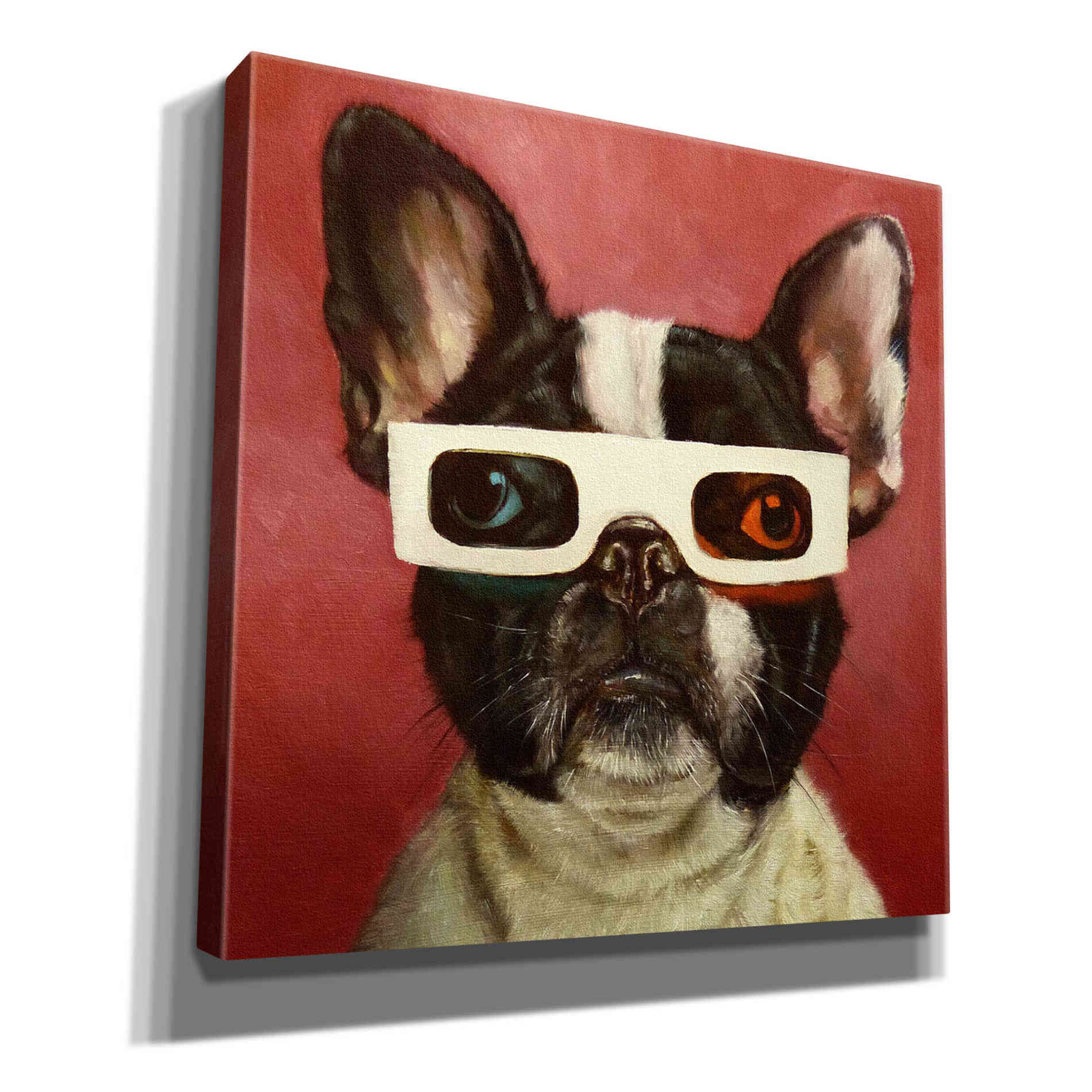 '3D Dog' by Lucia Heffernan, Canvas Wall Art