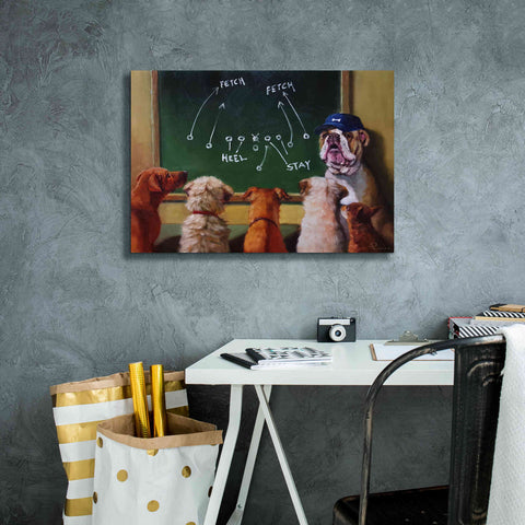 Image of 'Game Plan' by Lucia Heffernan, Canvas Wall Art,26x18