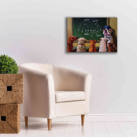 Image of 'Game Plan' by Lucia Heffernan, Canvas Wall Art,26x18