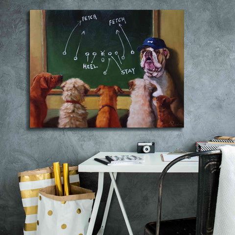 Image of 'Game Plan' by Lucia Heffernan, Canvas Wall Art,34x26