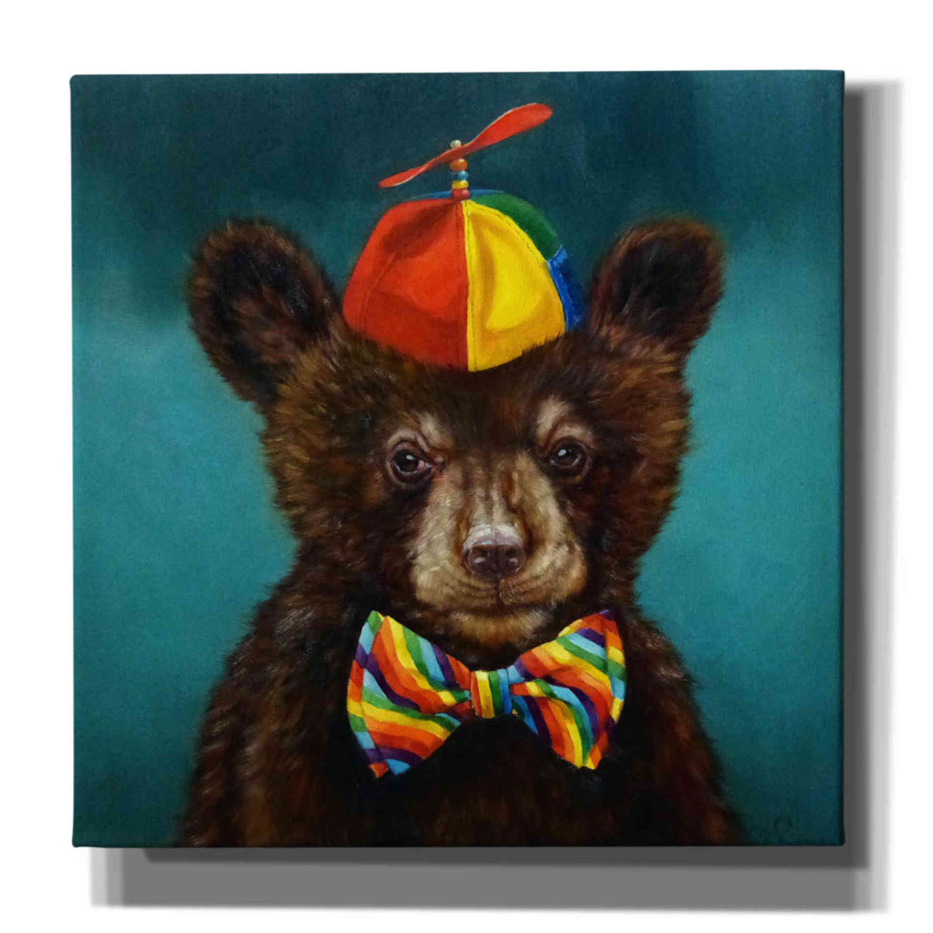 'Baby Bear' by Lucia Heffernan, Canvas Wall Art