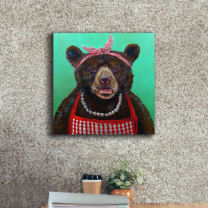 'Mama Bear' by Lucia Heffernan, Canvas Wall Art,18x18
