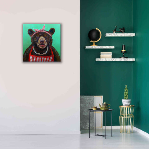 Image of 'Mama Bear' by Lucia Heffernan, Canvas Wall Art,26x26