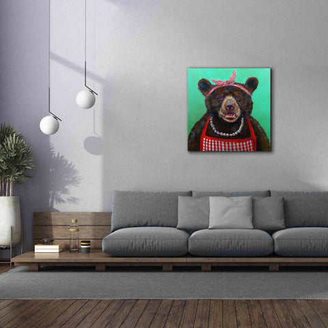 Image of 'Mama Bear' by Lucia Heffernan, Canvas Wall Art,37x37