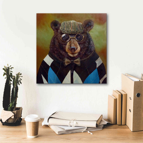 Image of 'Papa Bear' by Lucia Heffernan, Canvas Wall Art,18x18