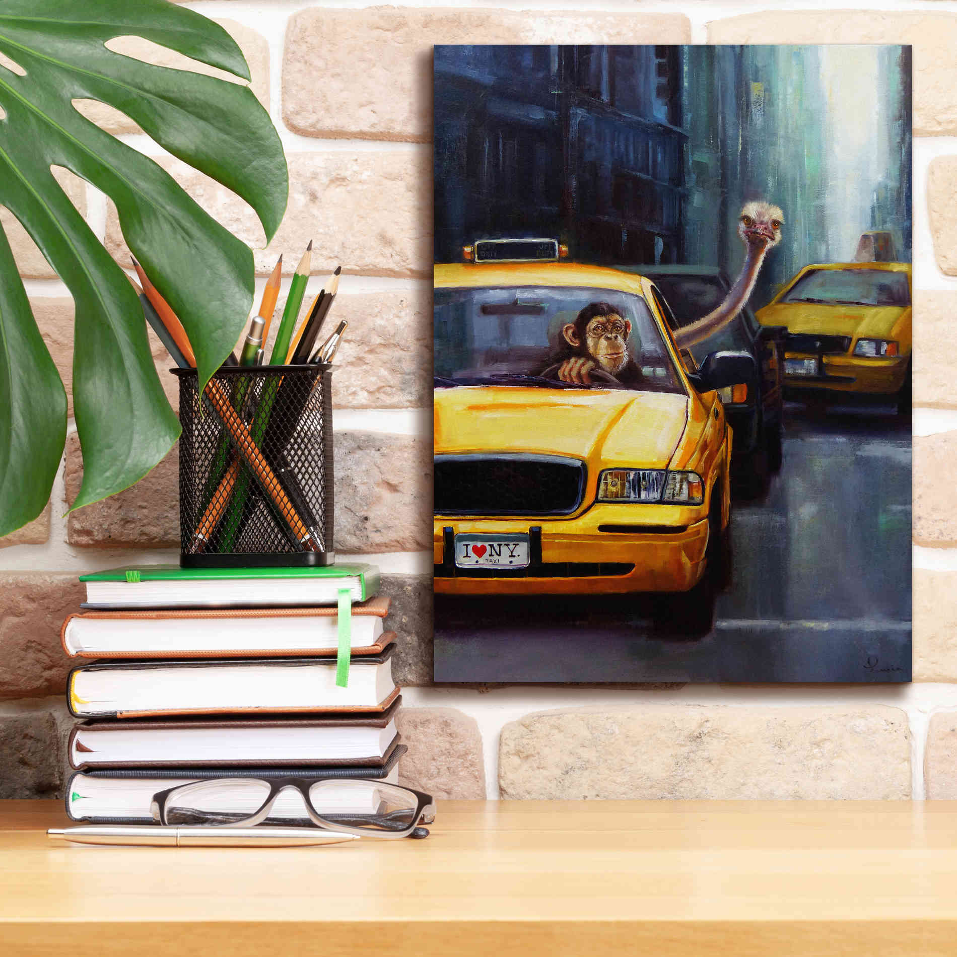 'Rush Hour' by Lucia Heffernan, Canvas Wall Art,12x16