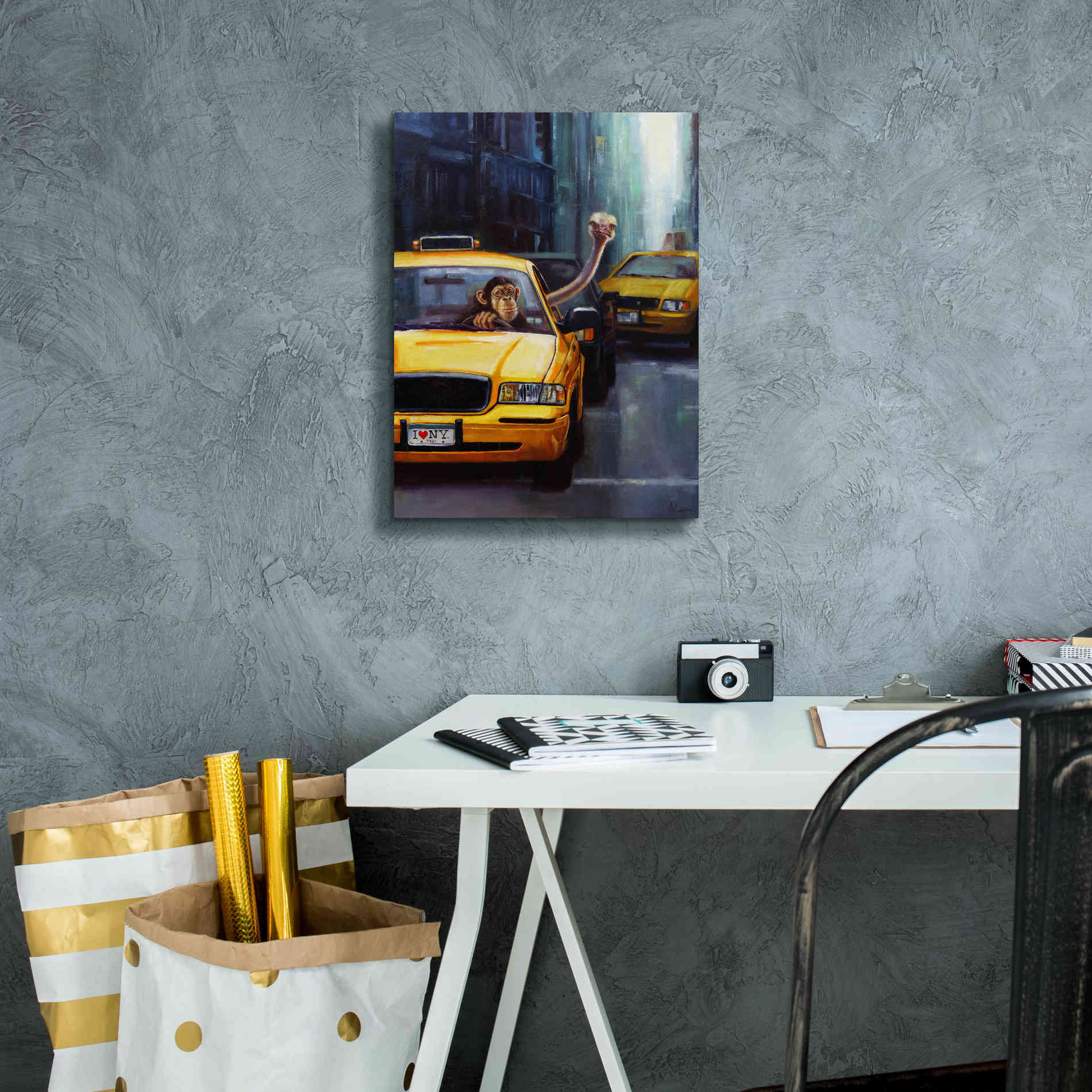 'Rush Hour' by Lucia Heffernan, Canvas Wall Art,12x16