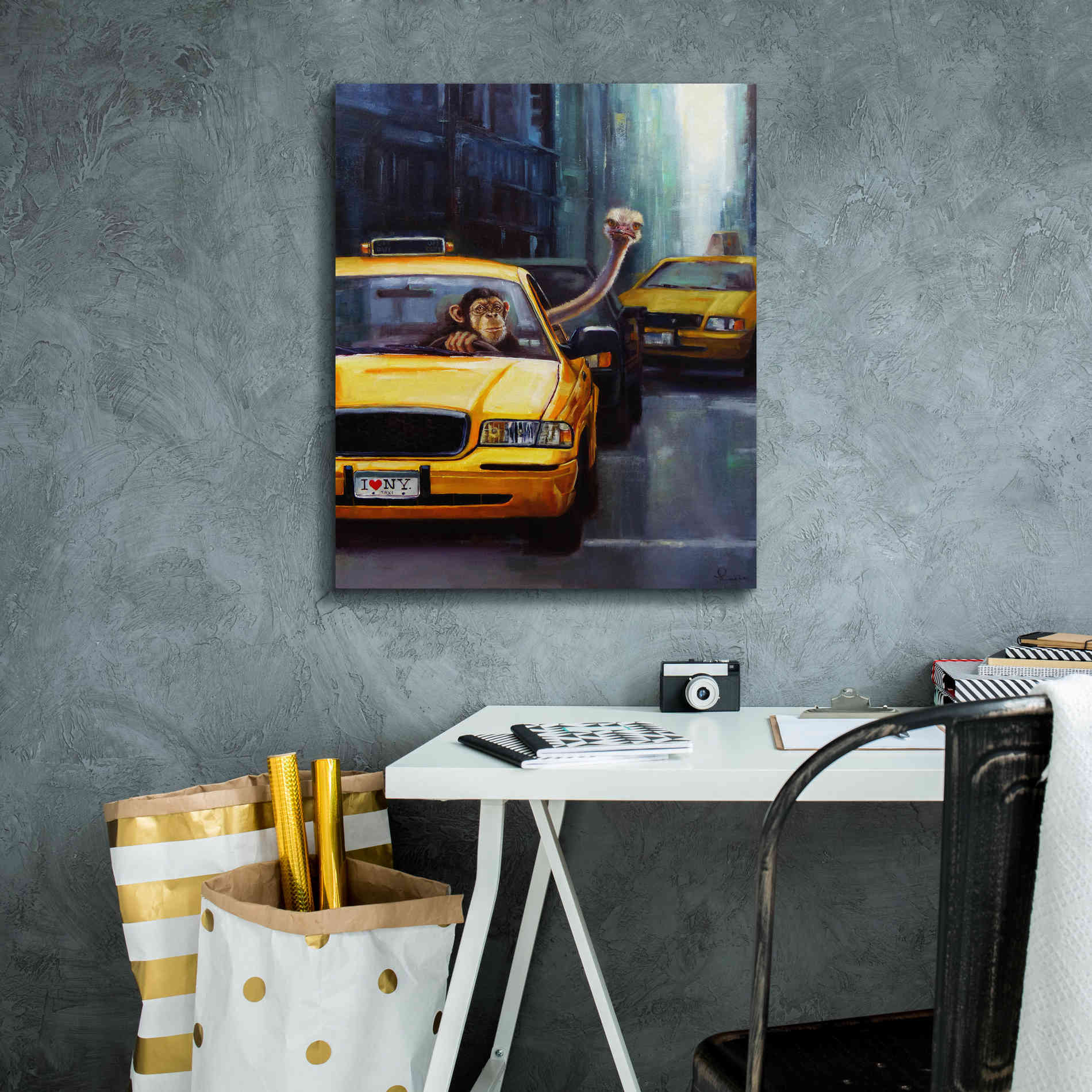 'Rush Hour' by Lucia Heffernan, Canvas Wall Art,20x24