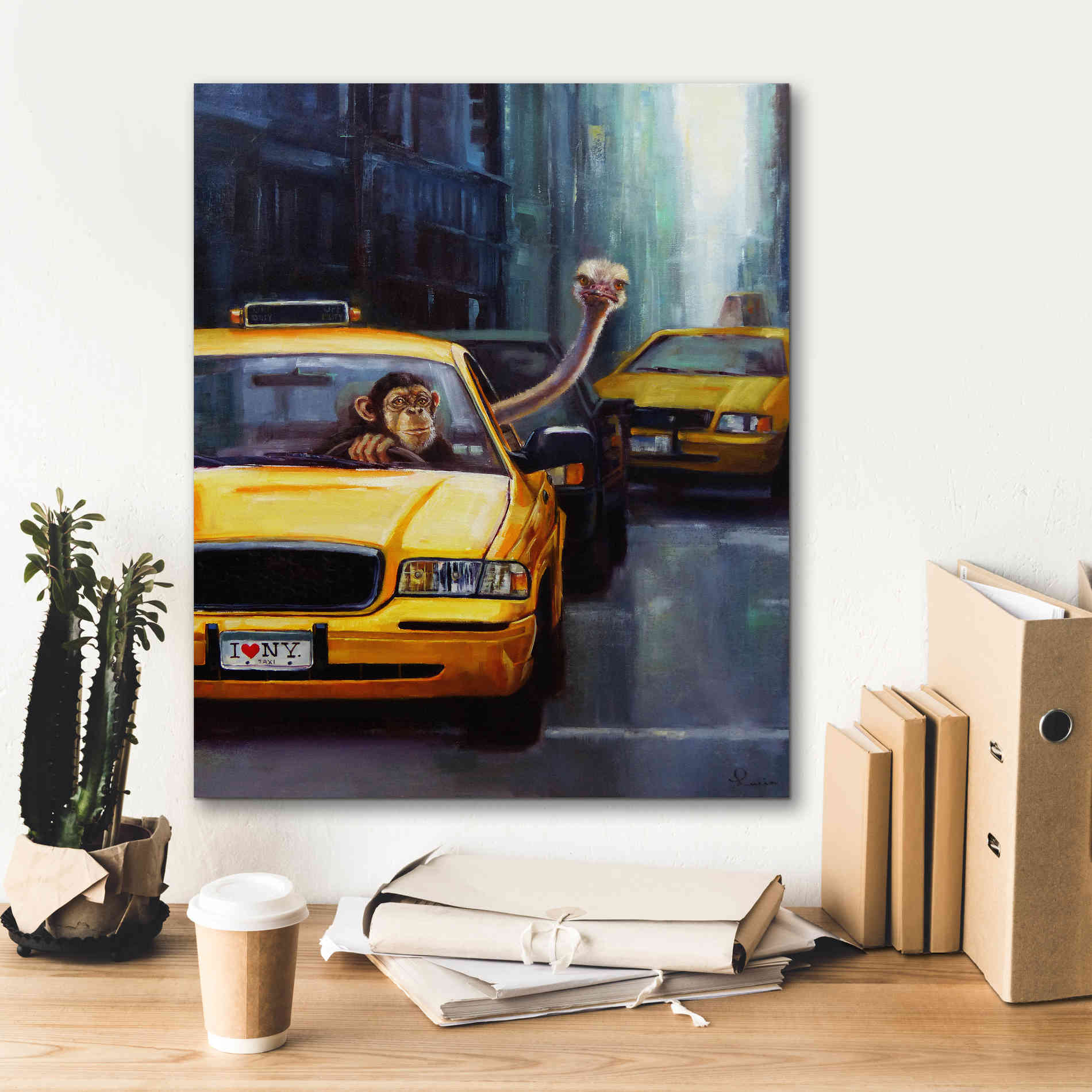 'Rush Hour' by Lucia Heffernan, Canvas Wall Art,20x24