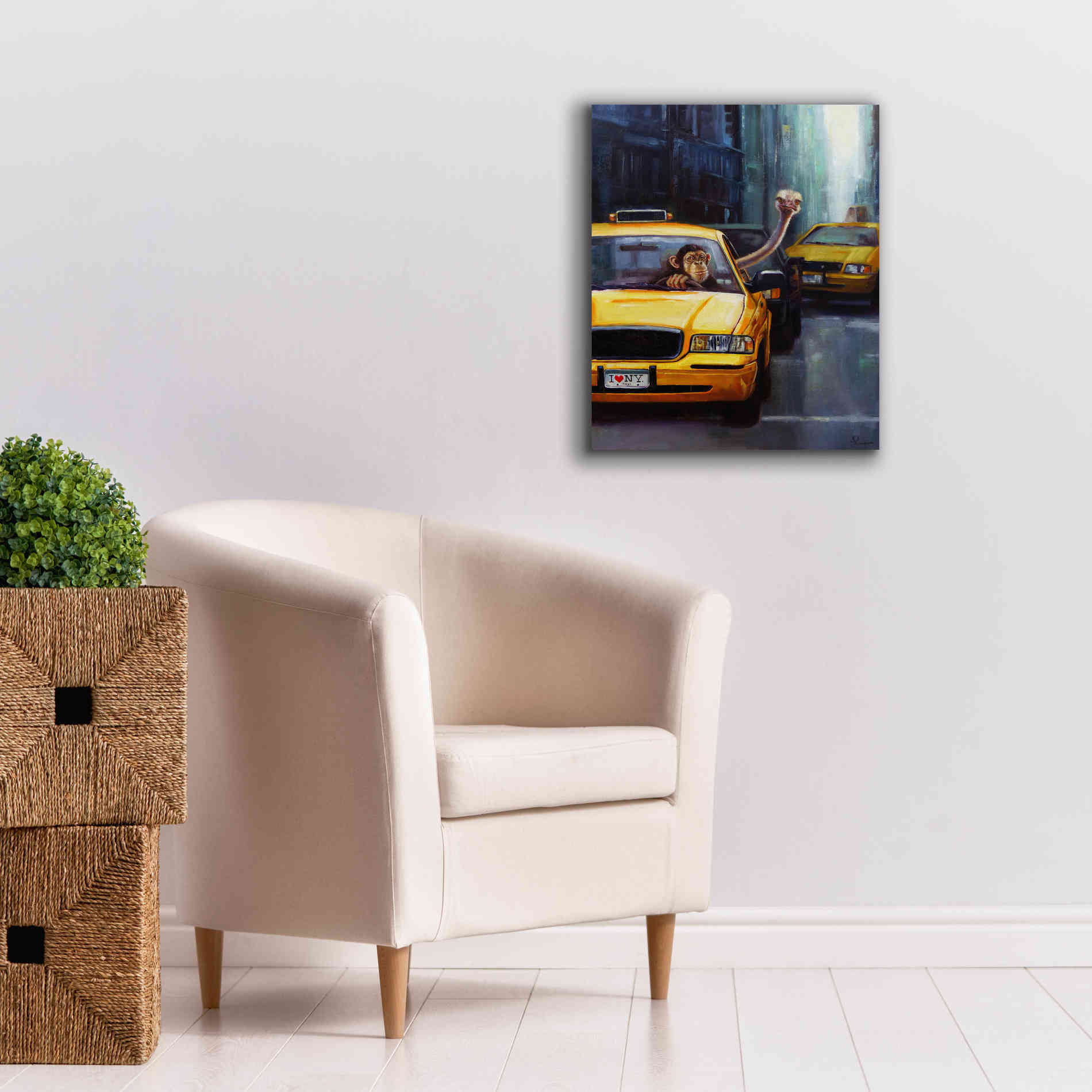 'Rush Hour' by Lucia Heffernan, Canvas Wall Art,20x24