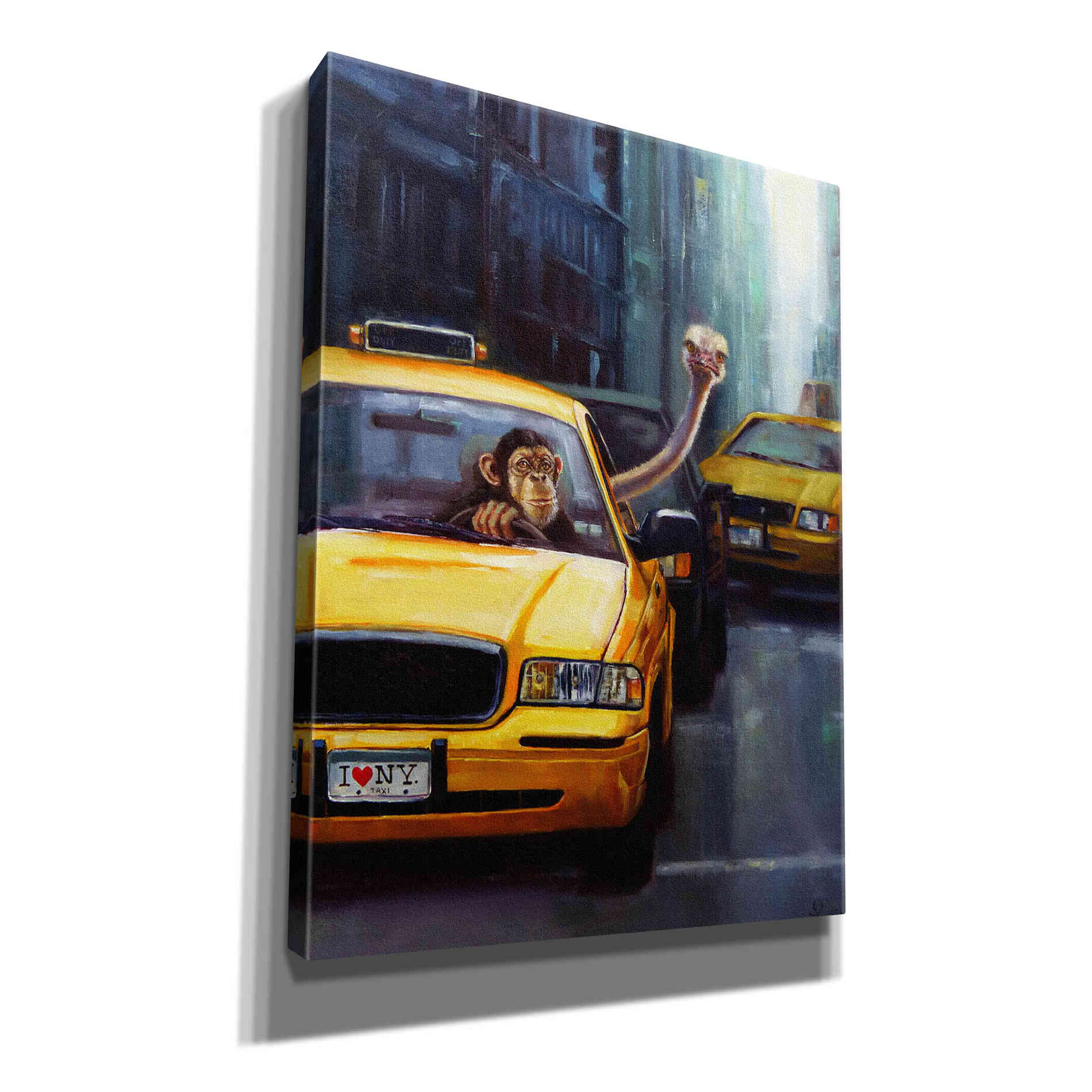 'Rush Hour' by Lucia Heffernan, Canvas Wall Art