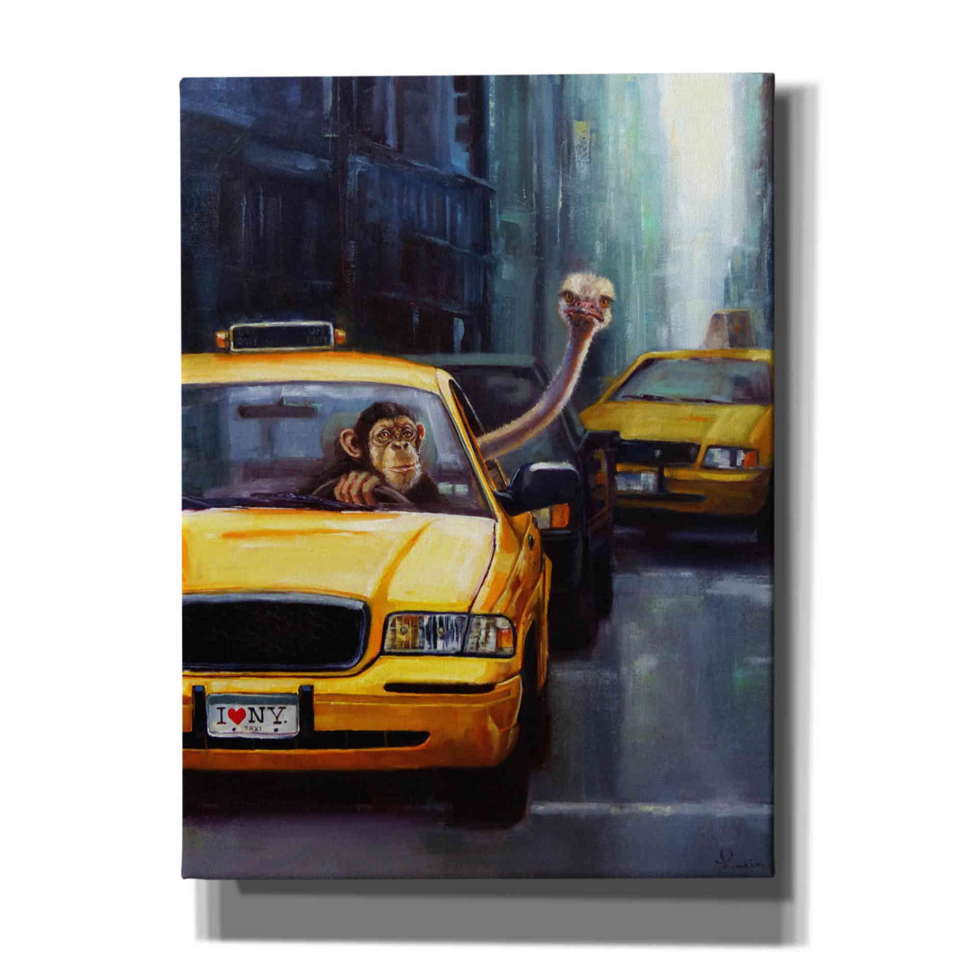 'Rush Hour' by Lucia Heffernan, Canvas Wall Art