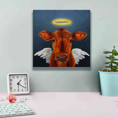 Image of 'Holy Cow' by Lucia Heffernan, Canvas Wall Art,12x12