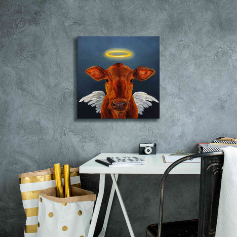 Image of 'Holy Cow' by Lucia Heffernan, Canvas Wall Art,18x18