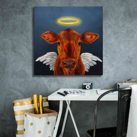 Image of 'Holy Cow' by Lucia Heffernan, Canvas Wall Art,26x26