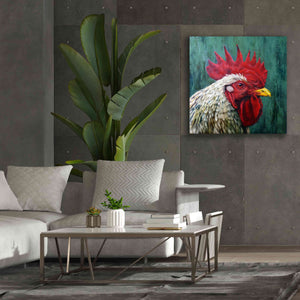 'Big Red' by Lucia Heffernan, Canvas Wall Art,37x37