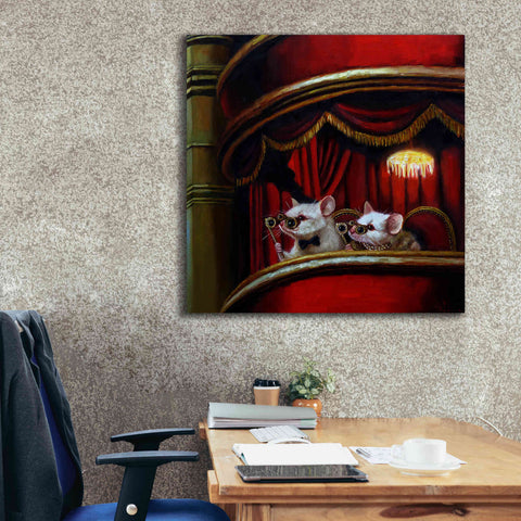 Image of 'Die Fledermaus' by Lucia Heffernan, Canvas Wall Art,37x37