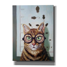 'Feline Eye Exam' by Lucia Heffernan, Canvas Wall Art