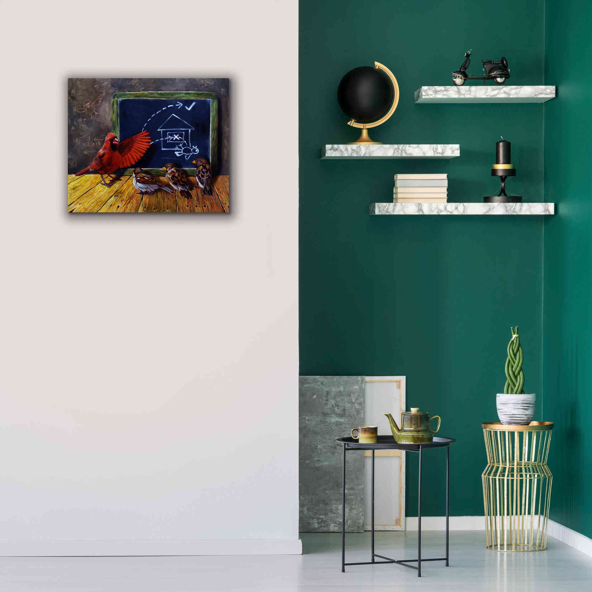 'Flight School' by Lucia Heffernan, Canvas Wall Art,24x20