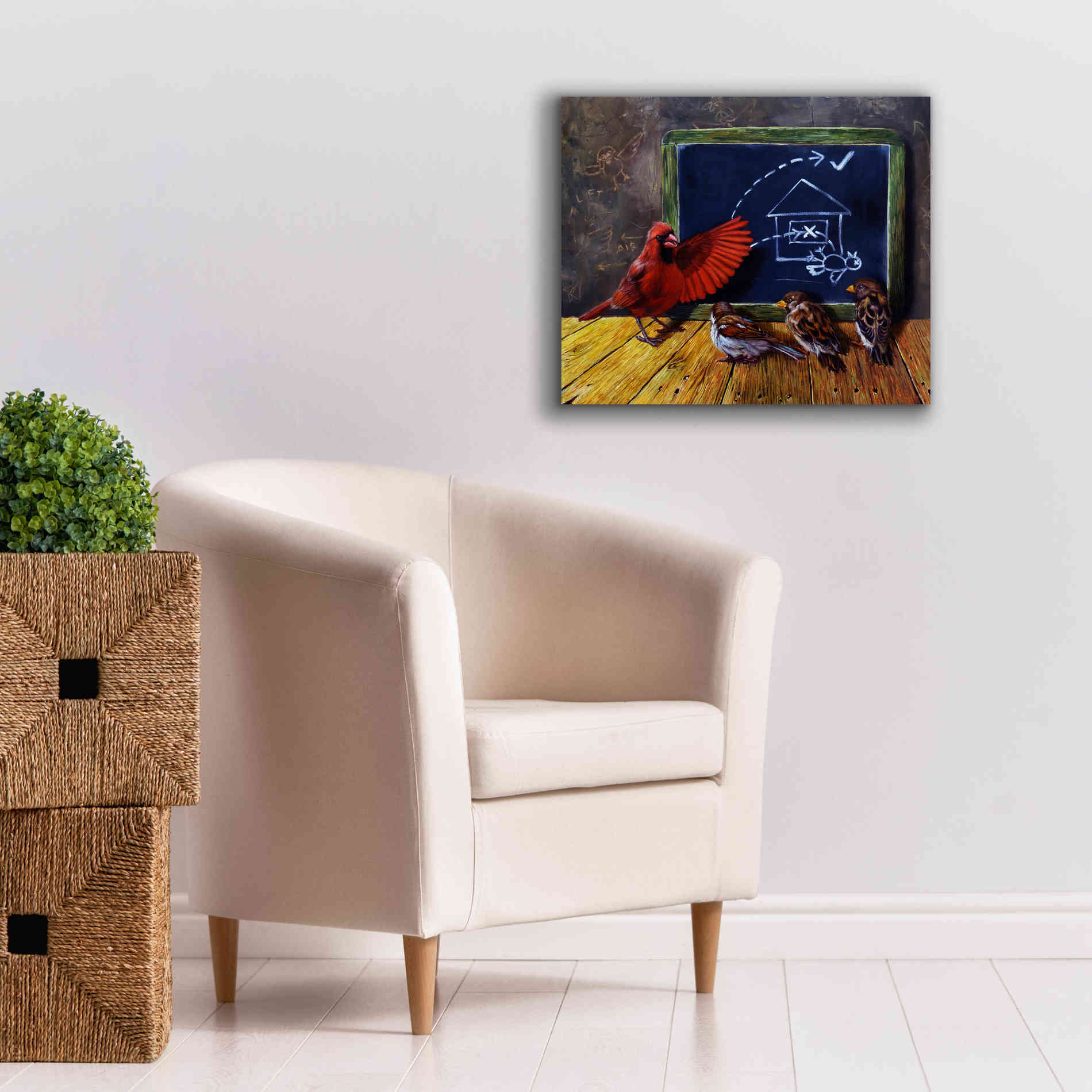 'Flight School' by Lucia Heffernan, Canvas Wall Art,24x20