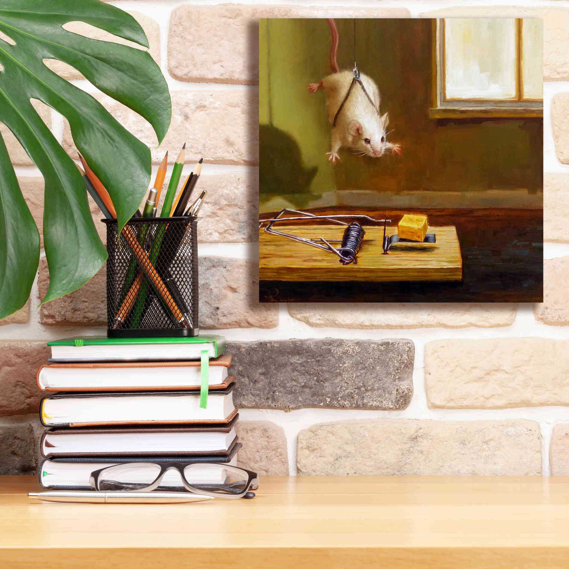 'Mission Impossible' by Lucia Heffernan, Canvas Wall Art,12x12