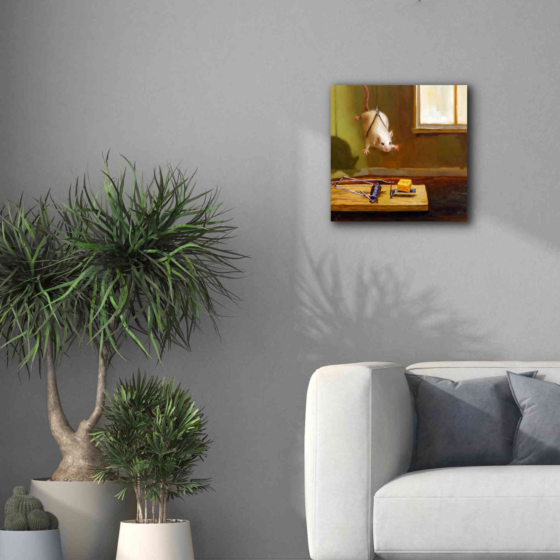 'Mission Impossible' by Lucia Heffernan, Canvas Wall Art,18x18