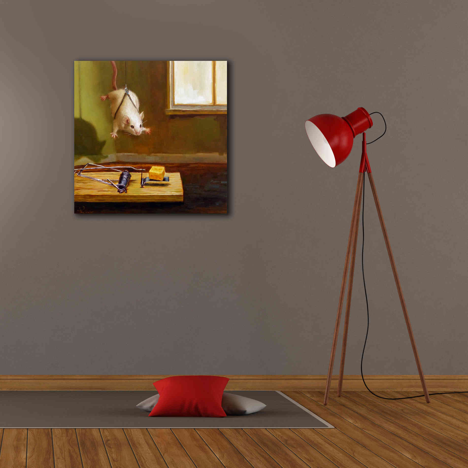 'Mission Impossible' by Lucia Heffernan, Canvas Wall Art,26x26