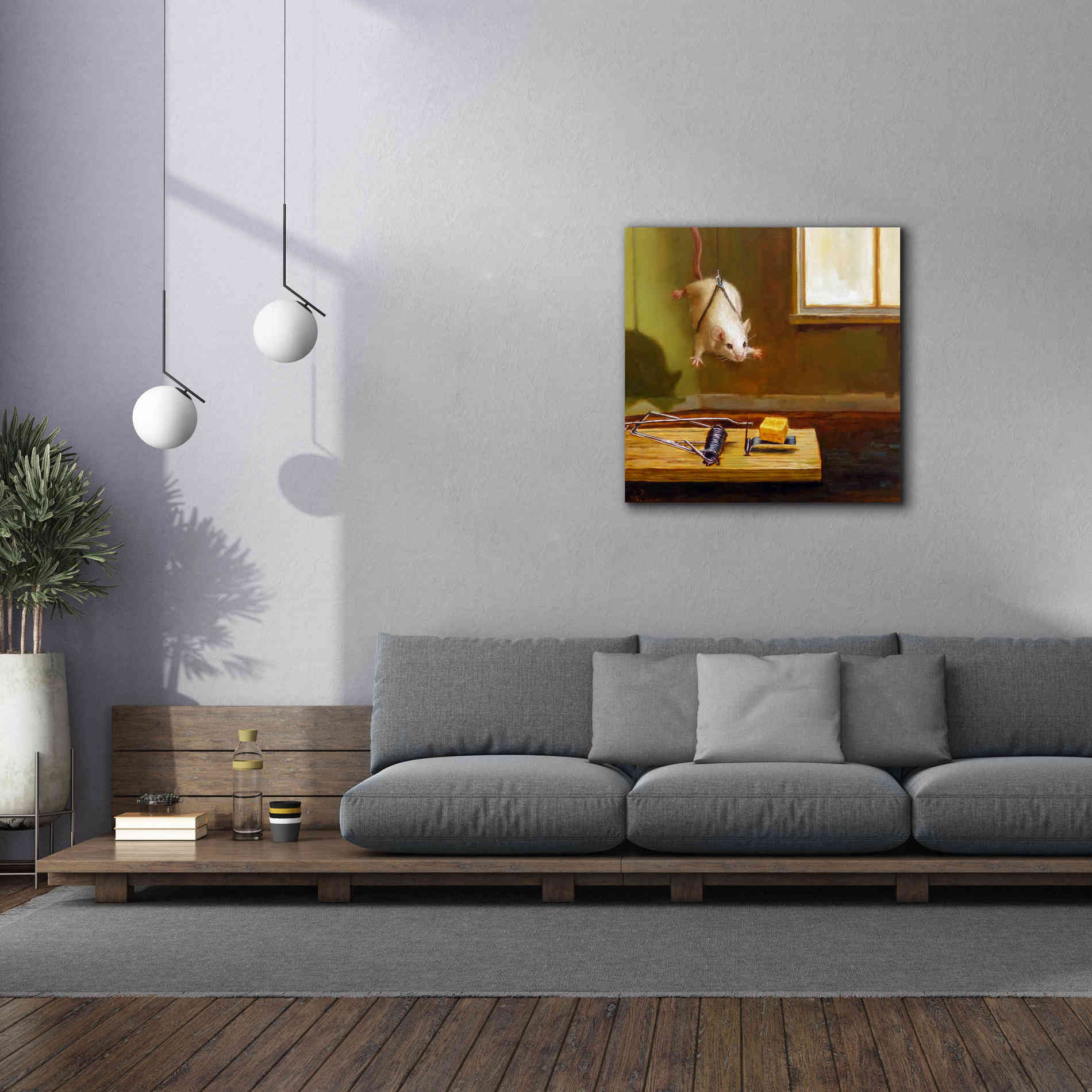 'Mission Impossible' by Lucia Heffernan, Canvas Wall Art,37x37