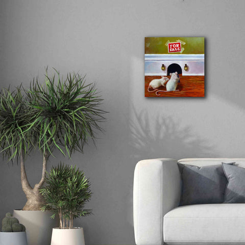 Image of 'Must See Inside' by Lucia Heffernan, Canvas Wall Art,18x18