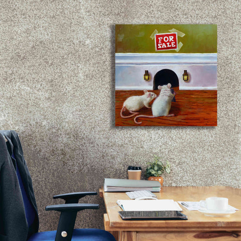 Image of 'Must See Inside' by Lucia Heffernan, Canvas Wall Art,26x26