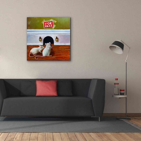 Image of 'Must See Inside' by Lucia Heffernan, Canvas Wall Art,37x37