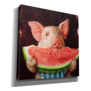 'Pig Out' by Lucia Heffernan, Canvas Wall Art