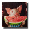 'Pig Out' by Lucia Heffernan, Canvas Wall Art