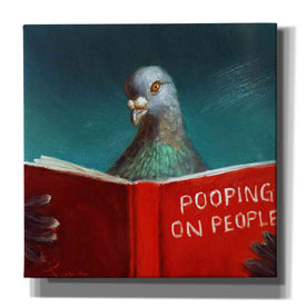 'Pooping on People' by Lucia Heffernan, Canvas Wall Art