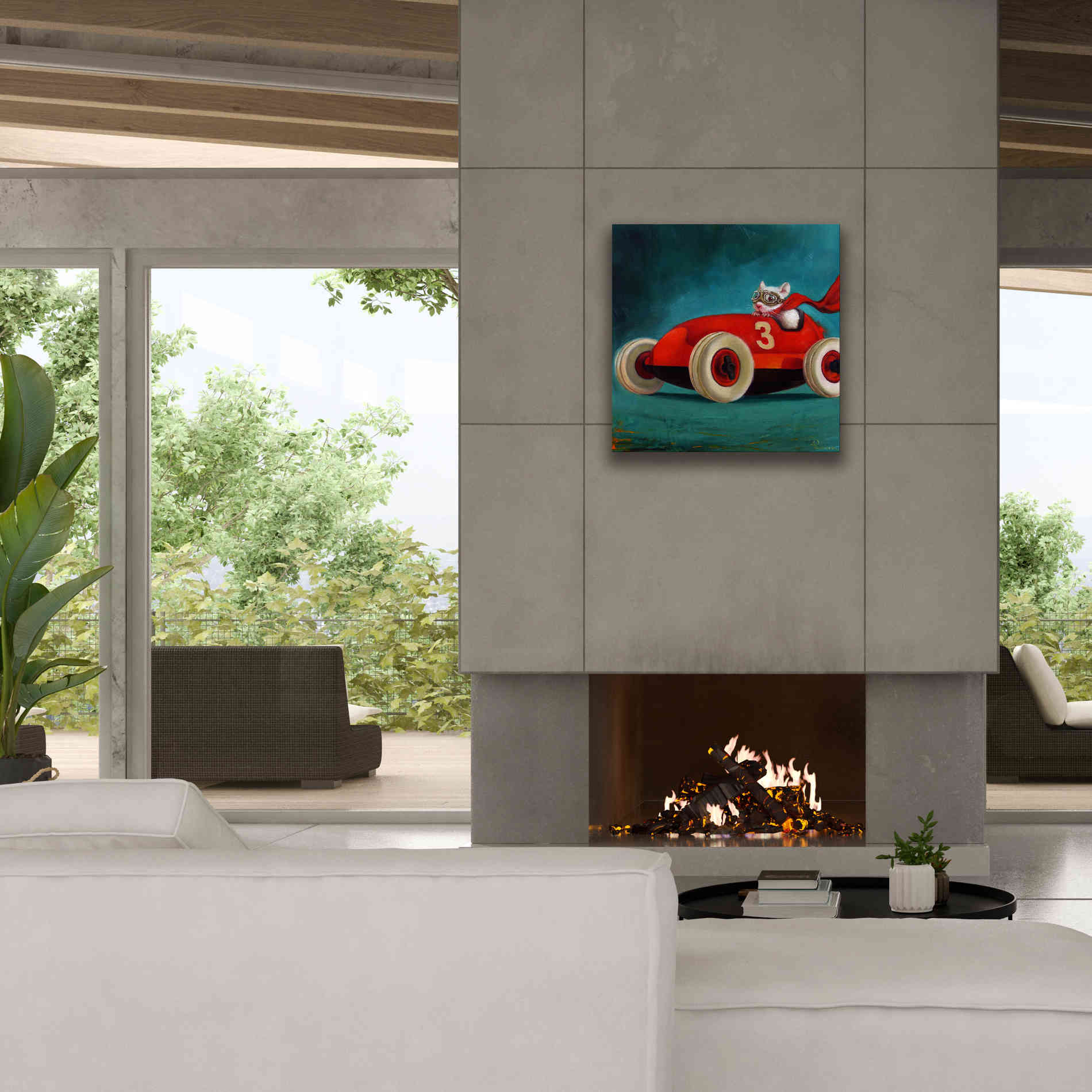 'Speed Racer' by Lucia Heffernan, Canvas Wall Art,26x26