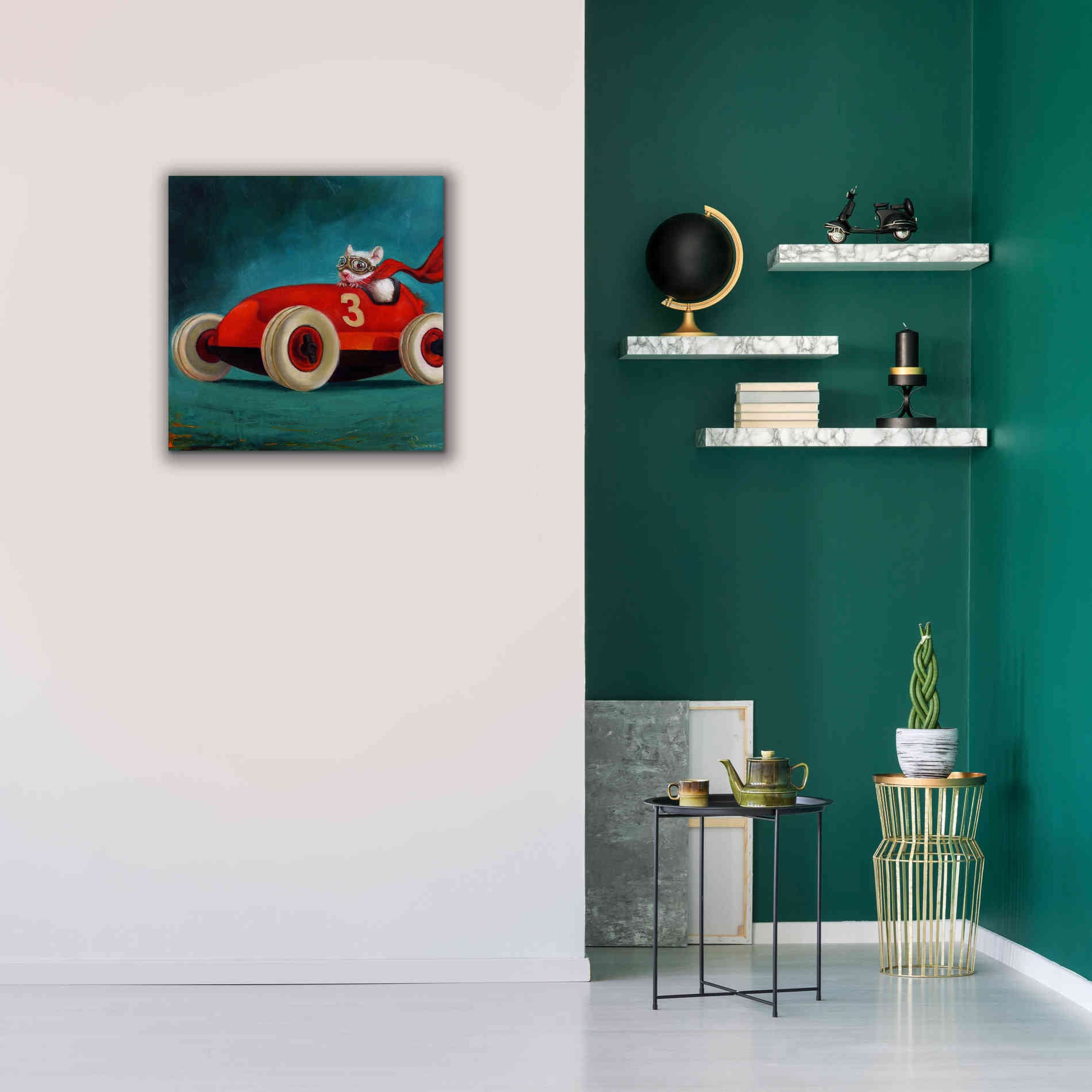 'Speed Racer' by Lucia Heffernan, Canvas Wall Art,26x26
