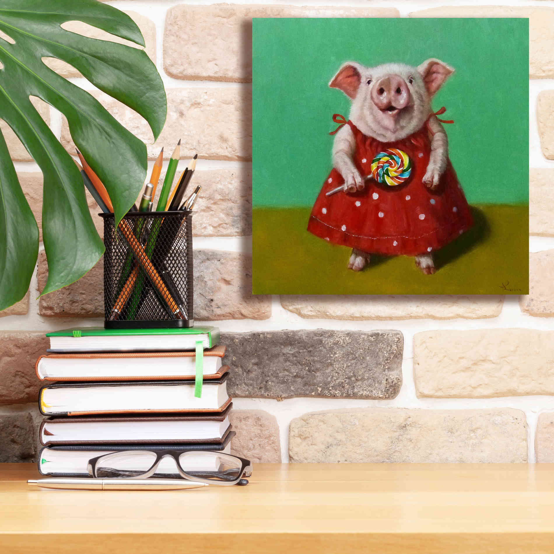 'Sticky' by Lucia Heffernan, Canvas Wall Art,12x12