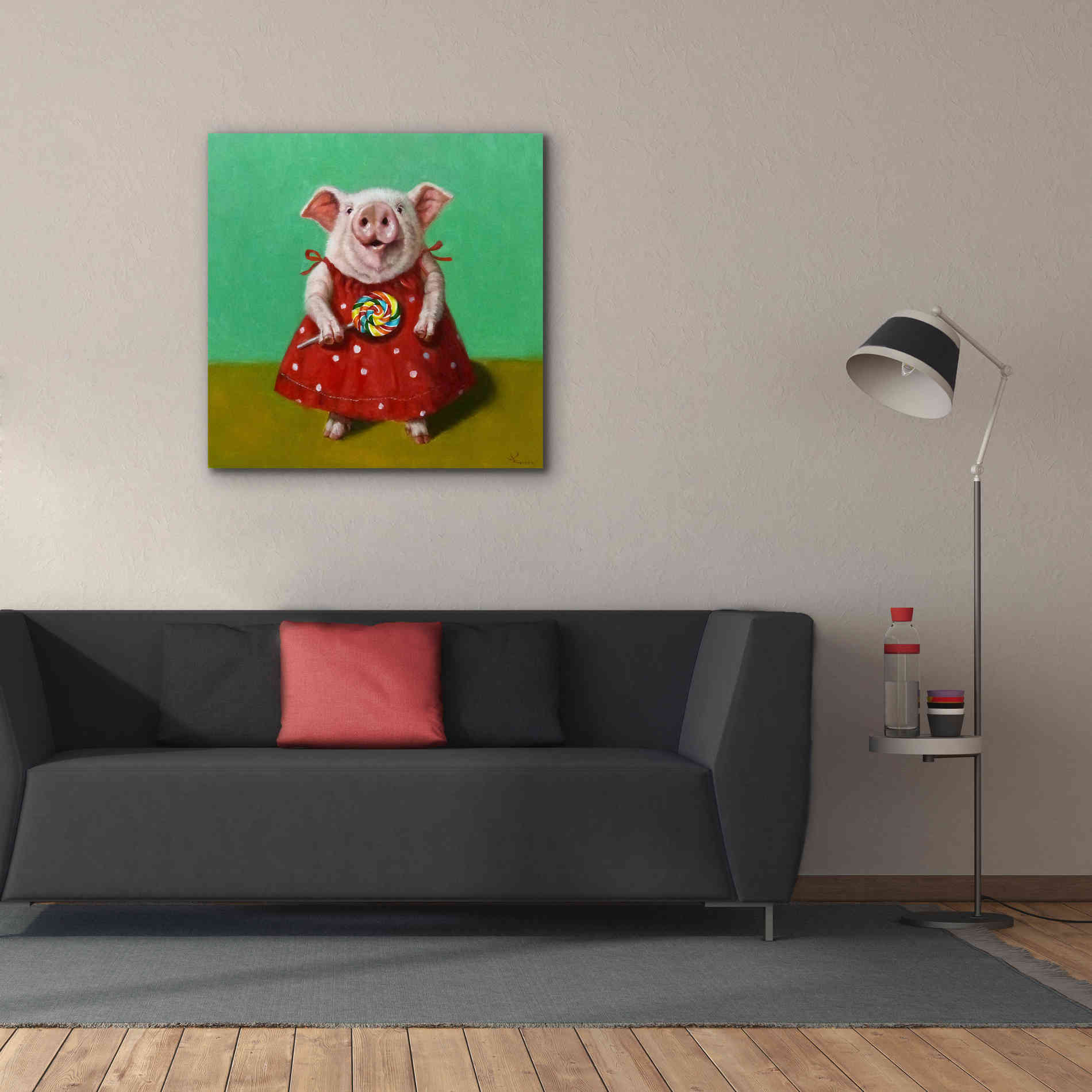 'Sticky' by Lucia Heffernan, Canvas Wall Art,37x37