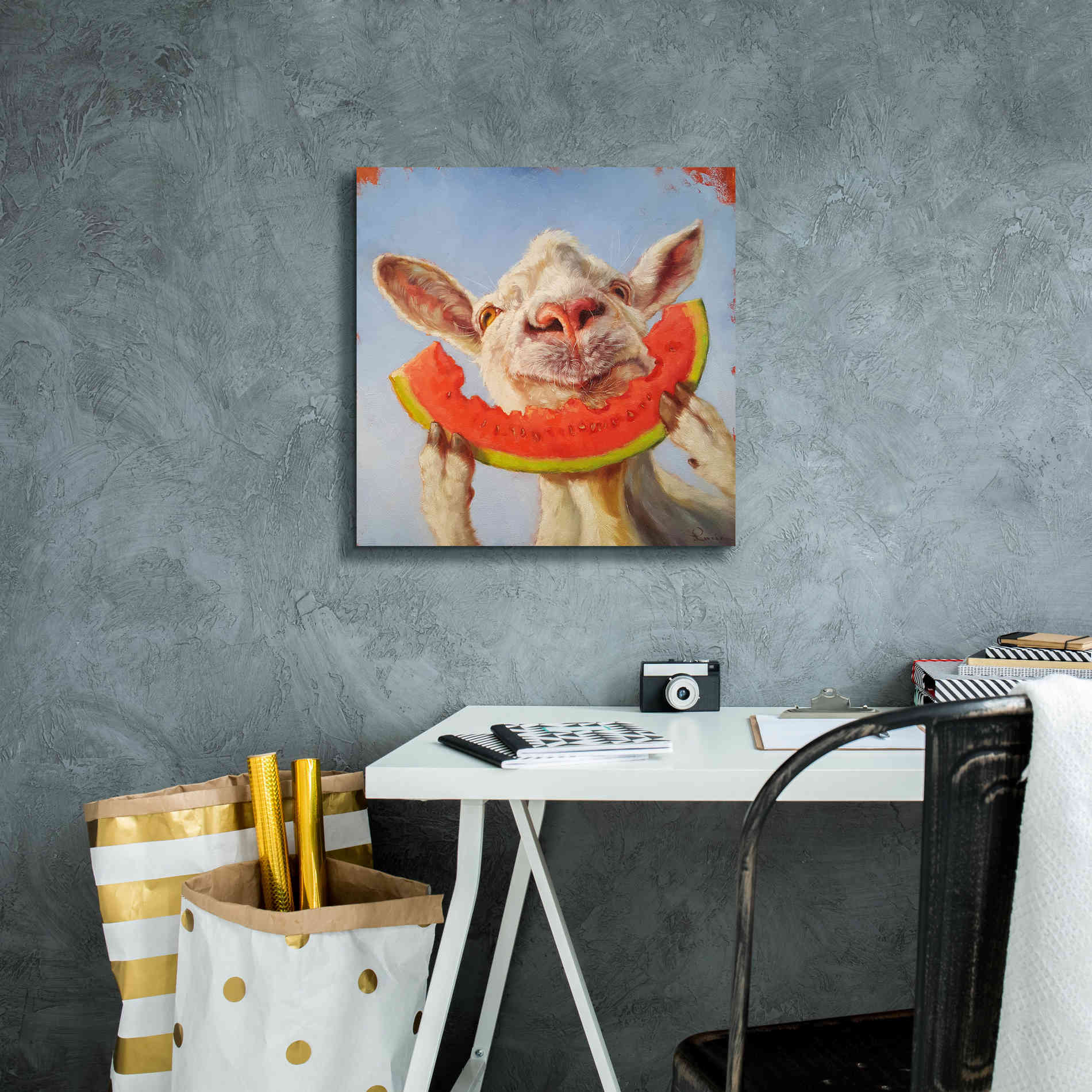 'Summer Treat' by Lucia Heffernan, Canvas Wall Art,18x18