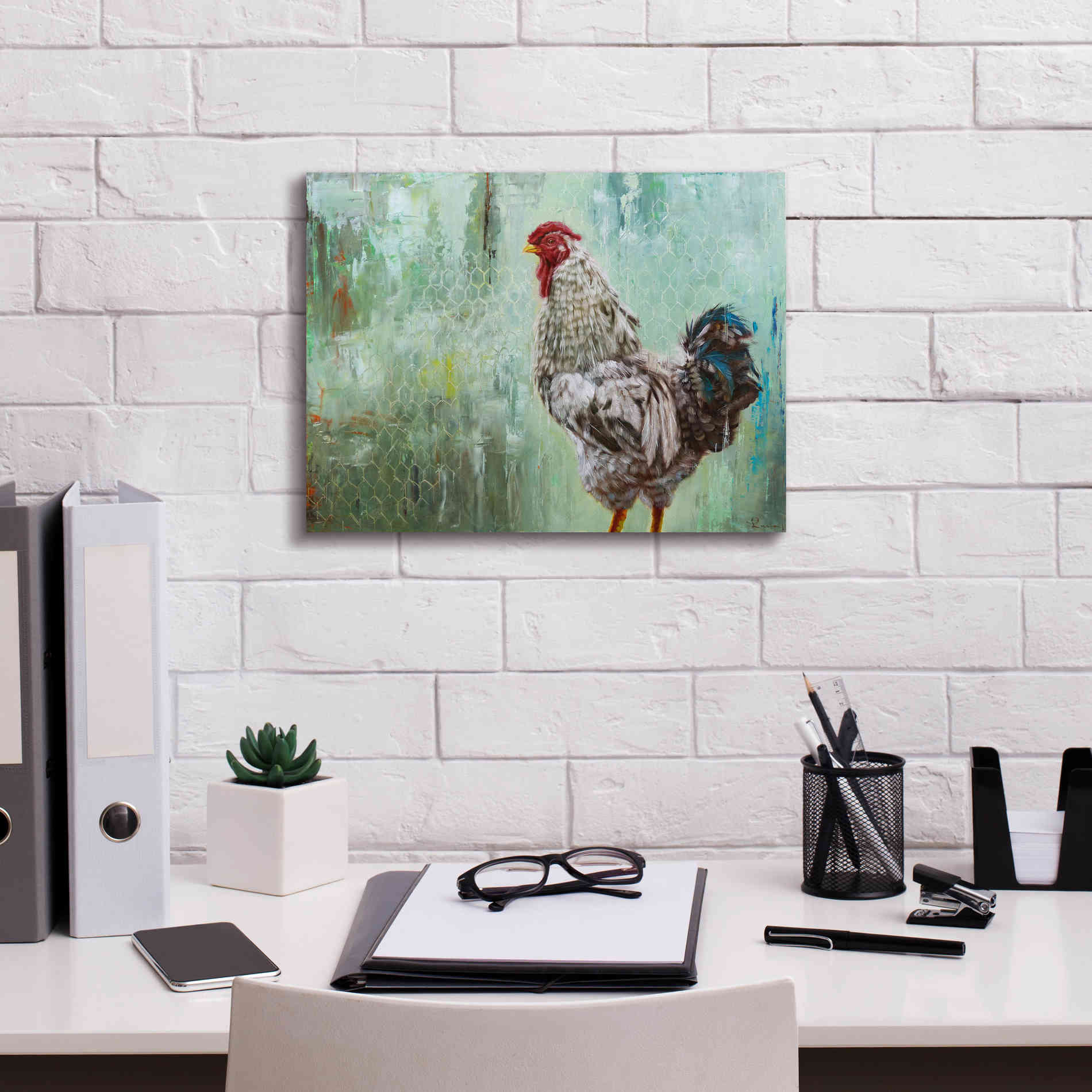 'The General' by Lucia Heffernan, Canvas Wall Art,16x12