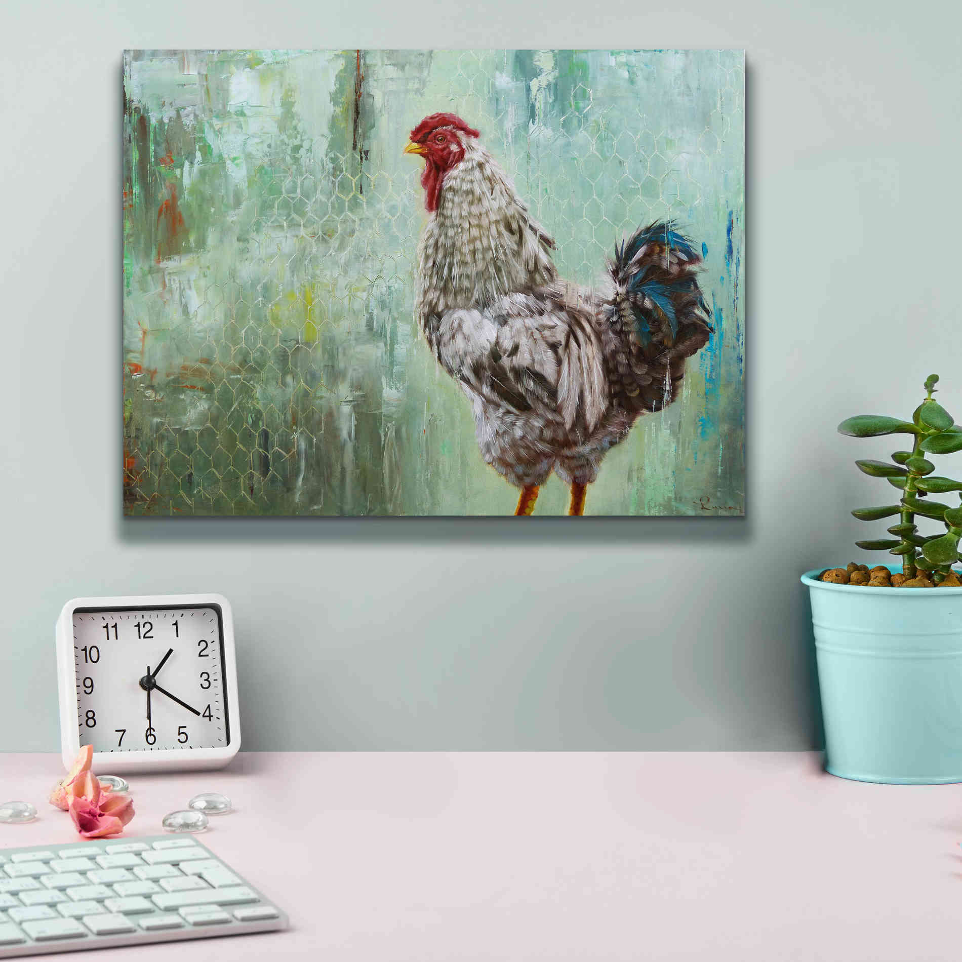 'The General' by Lucia Heffernan, Canvas Wall Art,16x12