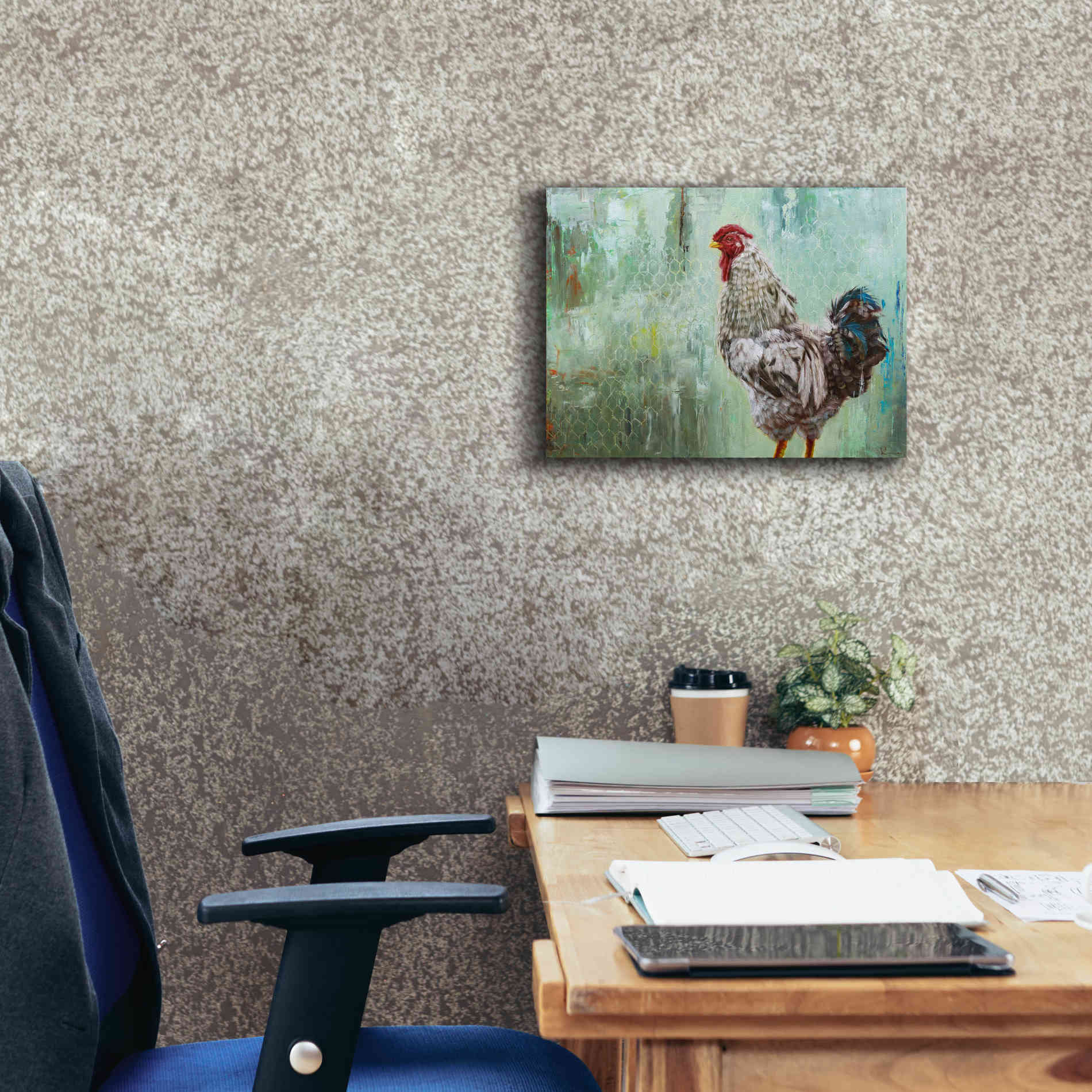 'The General' by Lucia Heffernan, Canvas Wall Art,16x12