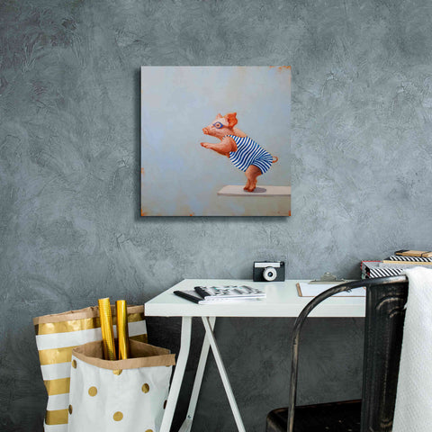 Image of 'The Plunge' by Lucia Heffernan, Canvas Wall Art,18x18