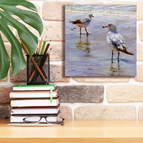 Image of 'Waders' by Lucia Heffernan, Canvas Wall Art,12x12