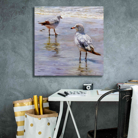 Image of 'Waders' by Lucia Heffernan, Canvas Wall Art,26x26