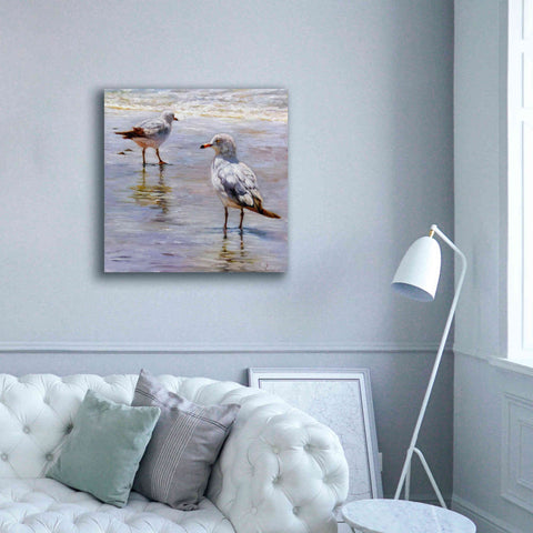 Image of 'Waders' by Lucia Heffernan, Canvas Wall Art,37x37
