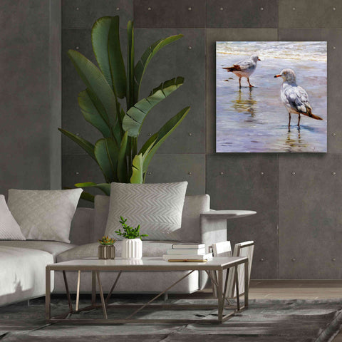 Image of 'Waders' by Lucia Heffernan, Canvas Wall Art,37x37