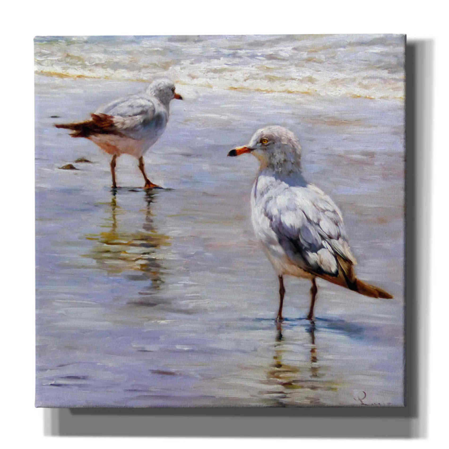 'Waders' by Lucia Heffernan, Canvas Wall Art