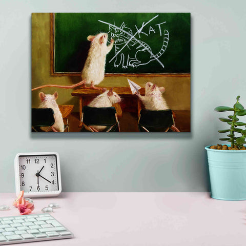 Image of 'When the Cat Is Away' by Lucia Heffernan, Canvas Wall Art,16x12