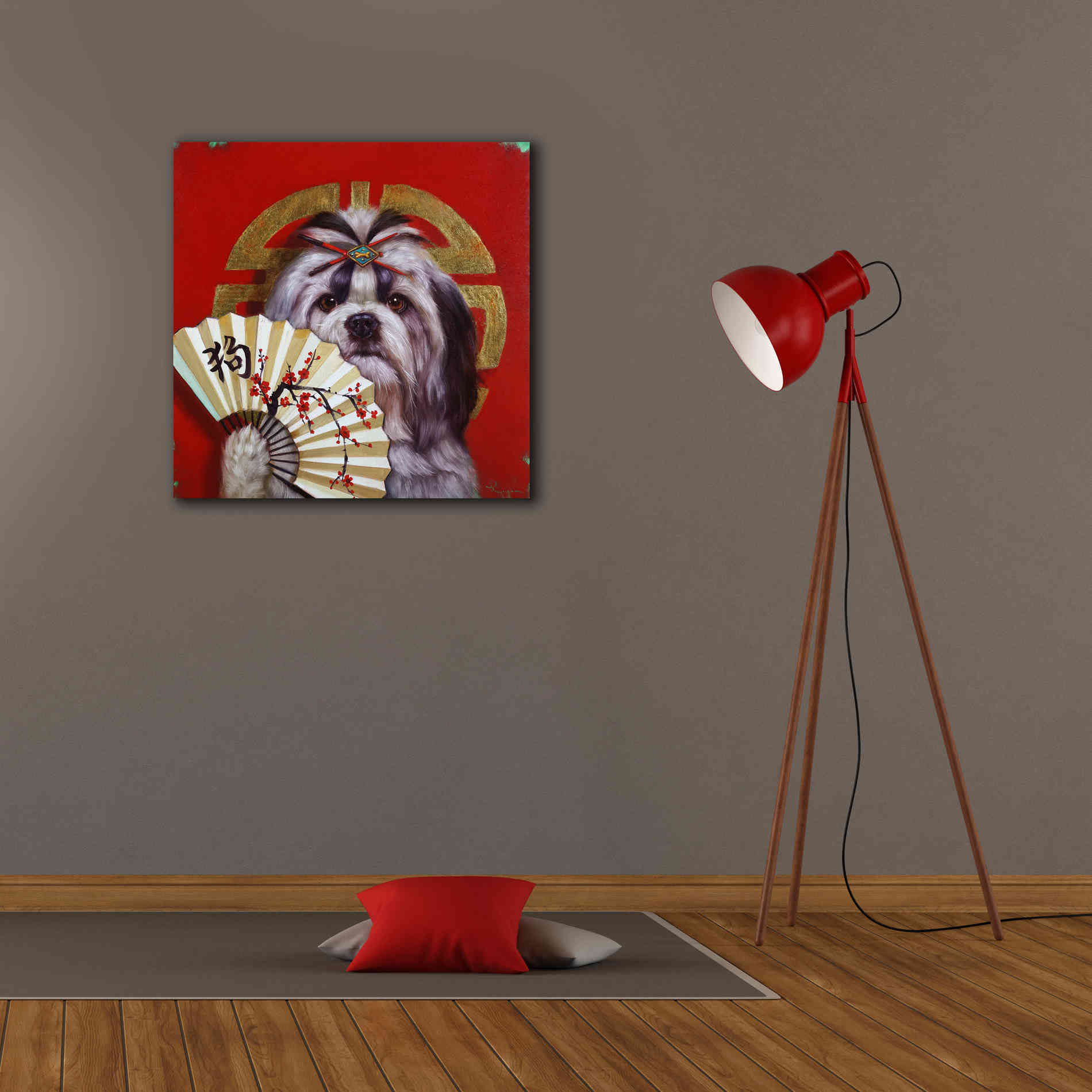 'Eternal Companion' by Lucia Heffernan, Canvas Wall Art,26x26